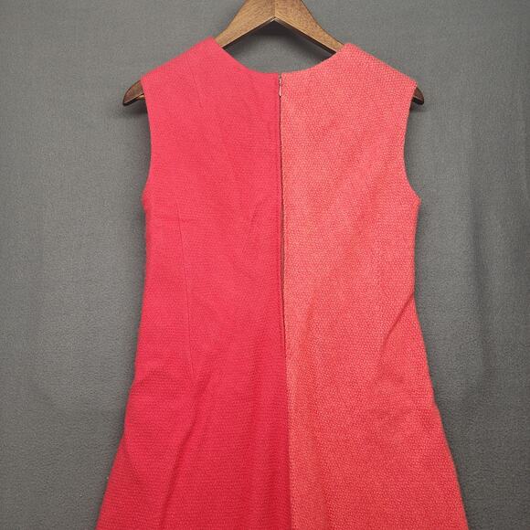Countess Ebba Von Eckermann Vtg 60s Dress Womens Wool Pink Sweden Tagged 16 - Picture 16 of 16